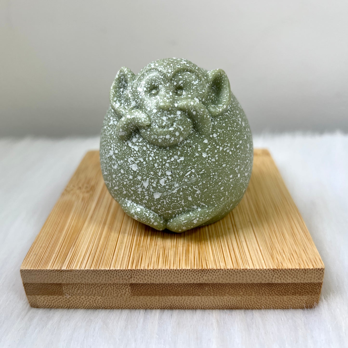 十二生肖(青砂石)擺件 - 猴