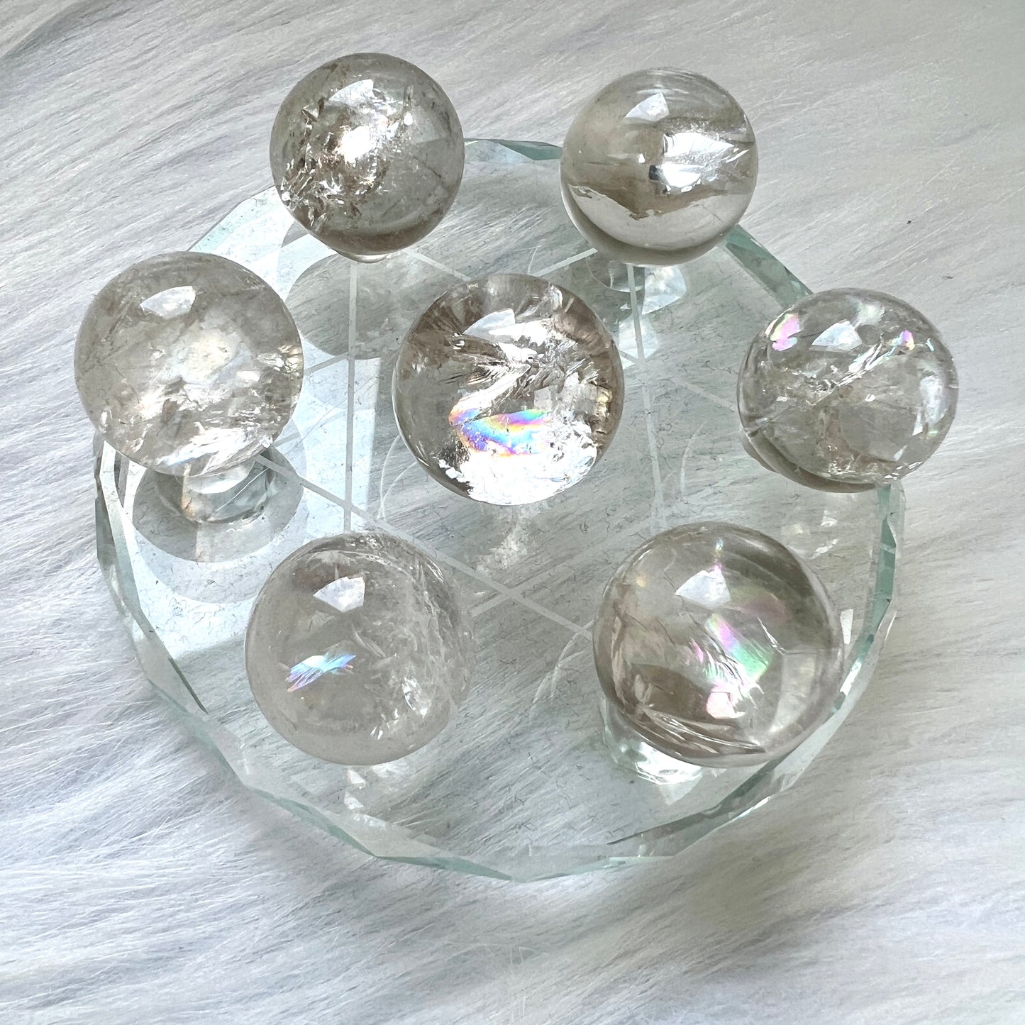 彩虹白晶球七星阵(中)