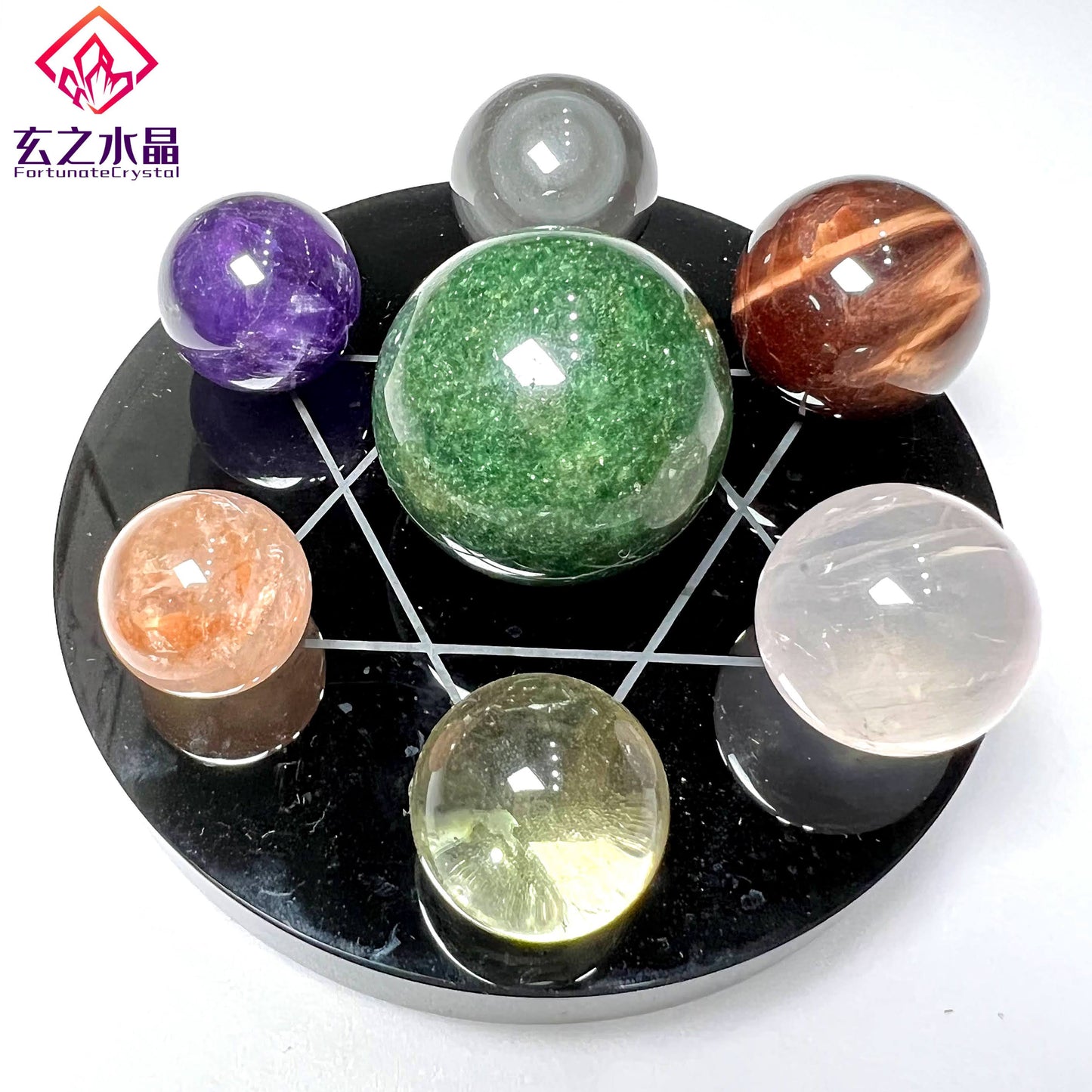 五行水晶球七星阵