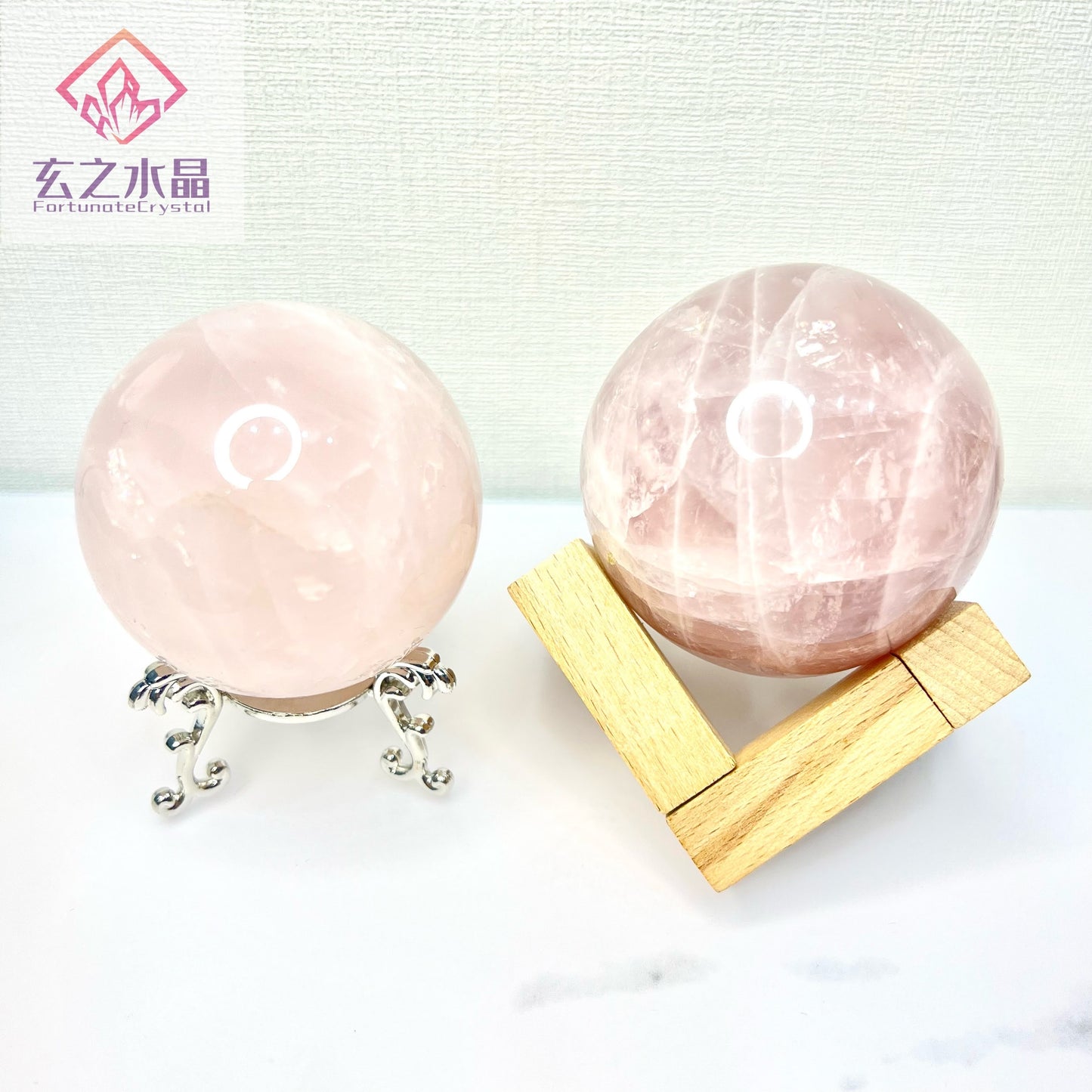 粉晶球(各種尺寸)