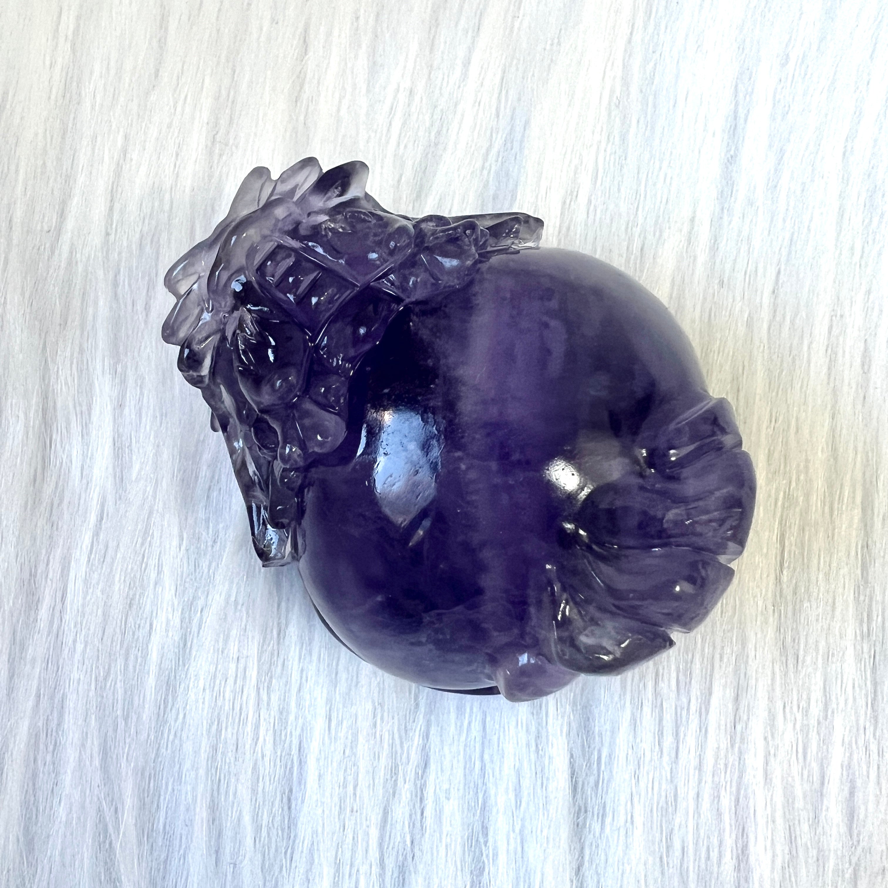 紫螢石龍龜– 玄之水晶Fortunate Crystal