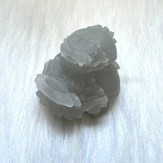 背子壽山石（荔枝凍）龍龜