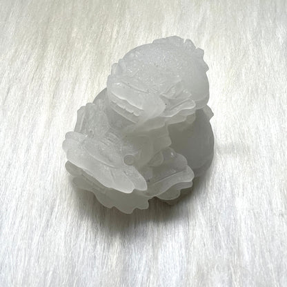 背子壽山石（荔枝凍）龍龜