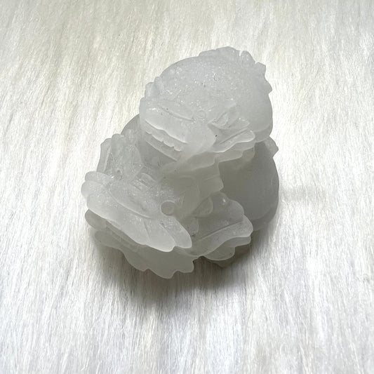 背子壽山石（荔枝凍）龍龜