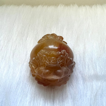 兔毛黃螢石龍龜