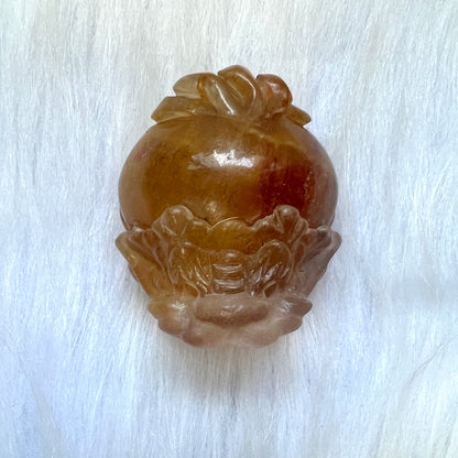 兔毛黃螢石龍龜