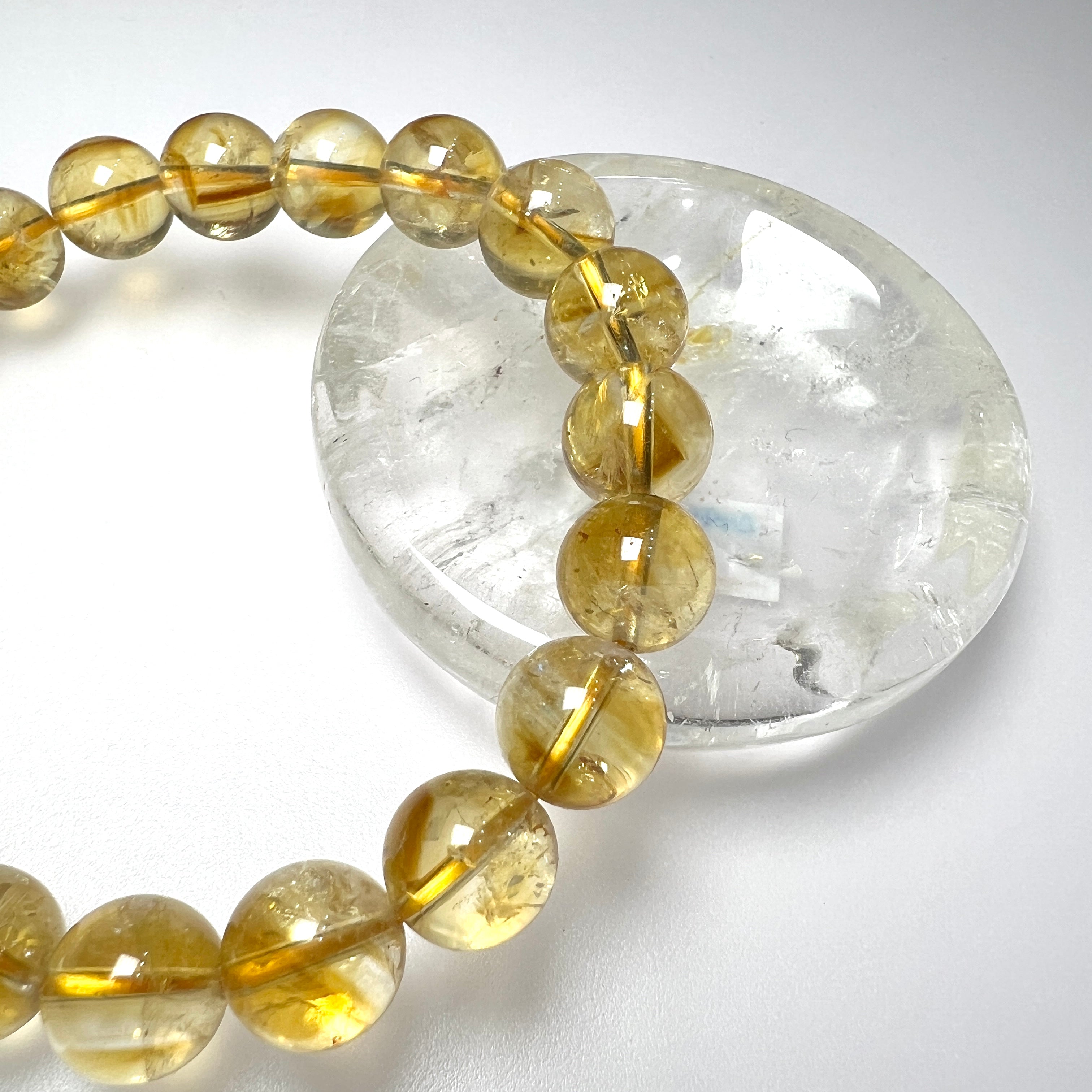 彩虹黃水晶手串– 玄之水晶Fortunate Crystal