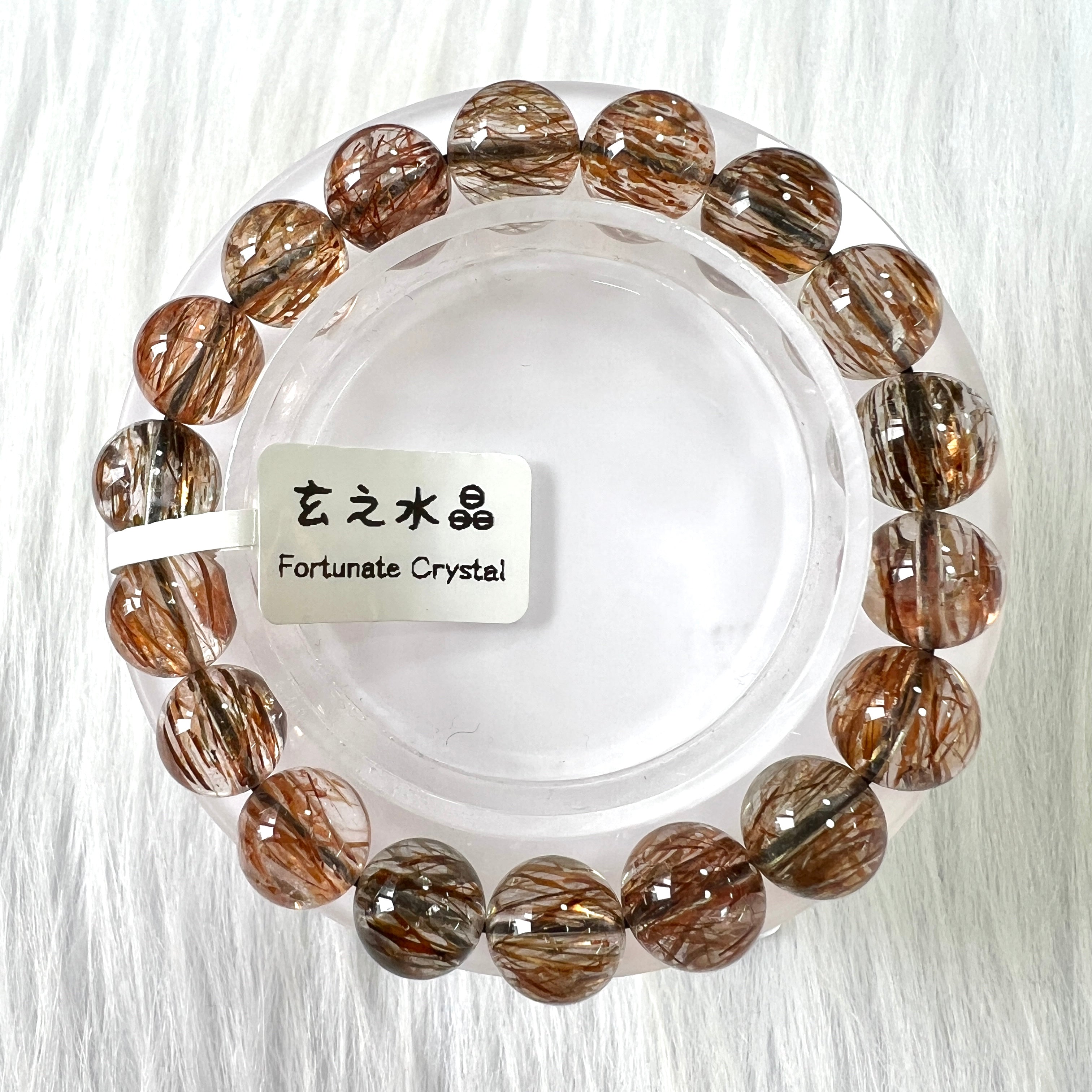 黑金超七手串– 玄之水晶Fortunate Crystal