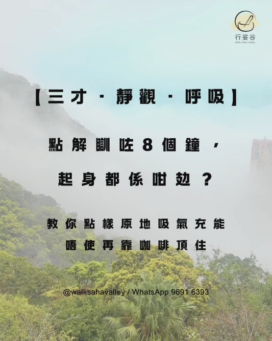 「三才、靜觀、呼吸」班（二人同行價）